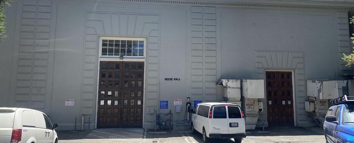 Hesse Hall seen from north side with accessible entrance.