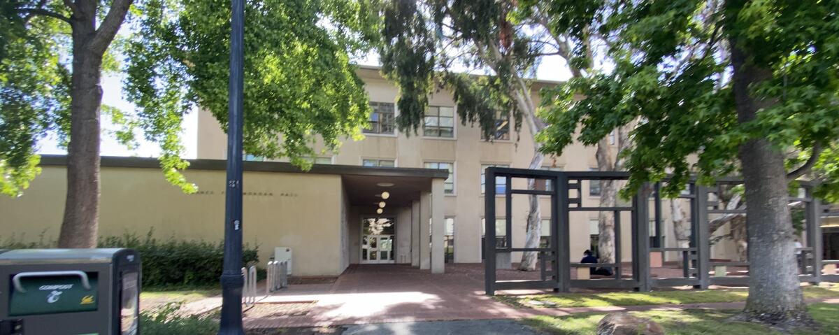 Morgan Hall seen from the east side